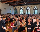  Margot Käßmann erhält nach ihrer Laudatio Applaus von den Gästen der Preisverleihung im Rathaus Münster.